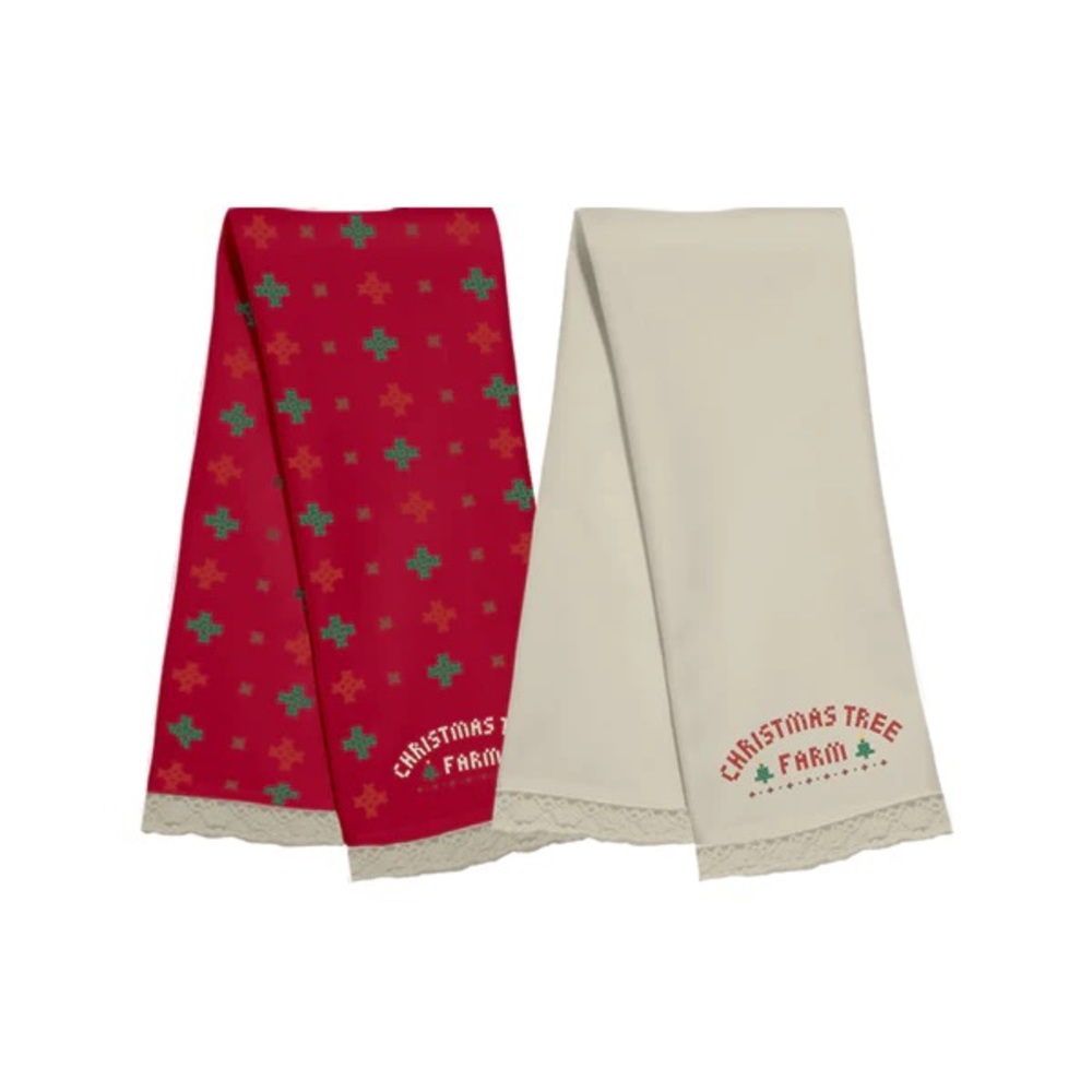 Taylor Swift Christmas Tree Farm Tea Towel Set IN HAND